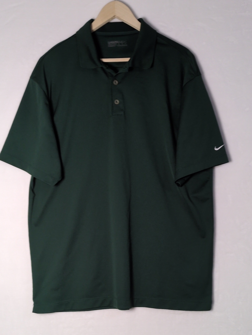 ​Nike Golf Dri-FIT Dark Forest Green Short Sleeve Polo Shirt XL Athletic